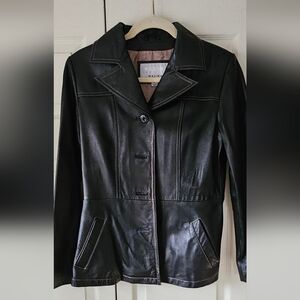 Women's Black Leather Jacket